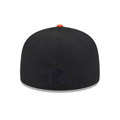 Pictured is this Cleveland Browns NFL x Nickelodeon black 59FIFTY Fitted cap. 5