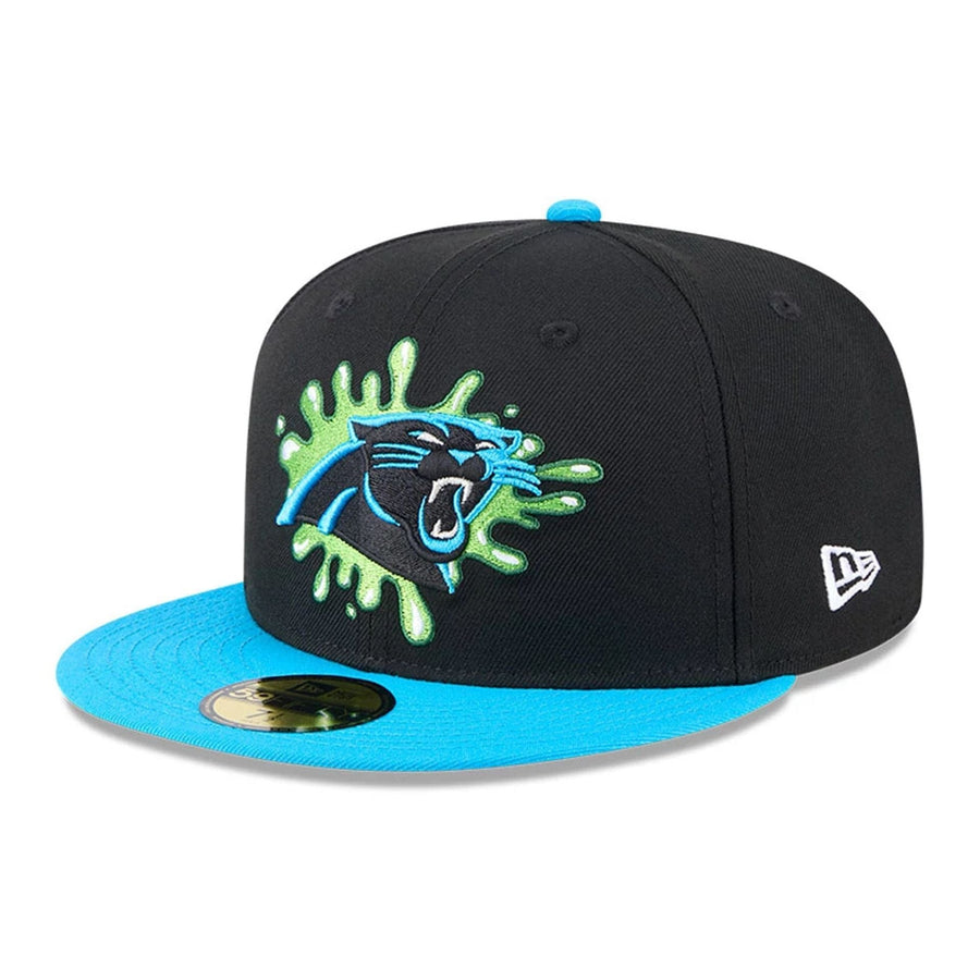 Pictured is this Carolina Panthers NFL x Nickelodeon black 59FIFTY Fitted cap. 1