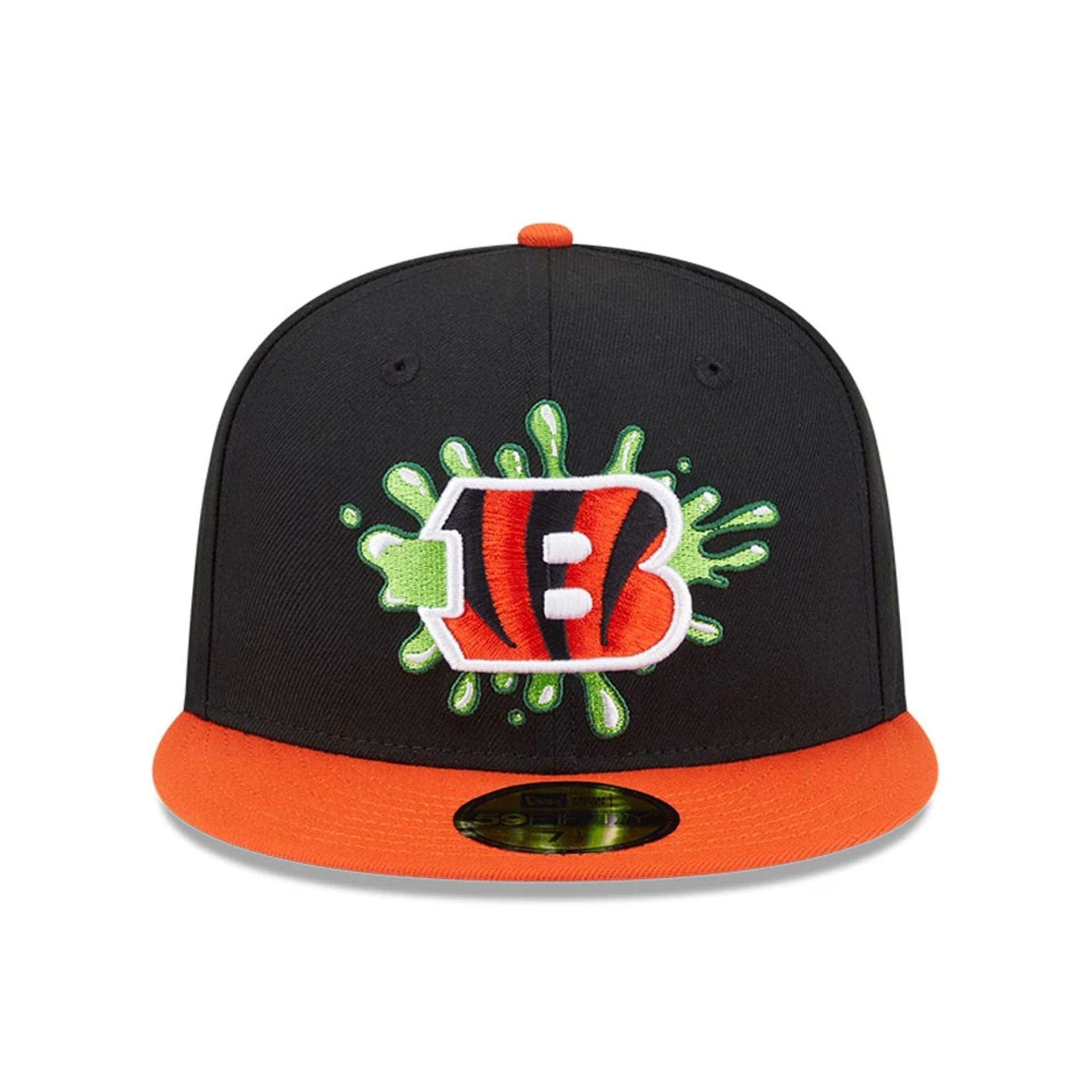 Pictured is this Cincinnati Bengals NFL x Nickelodeon black 59FIFTY Fitted cap. 3
