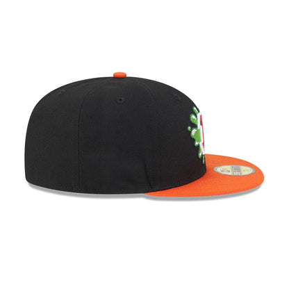 Pictured is this Cincinnati Bengals NFL x Nickelodeon black 59FIFTY Fitted cap. 7