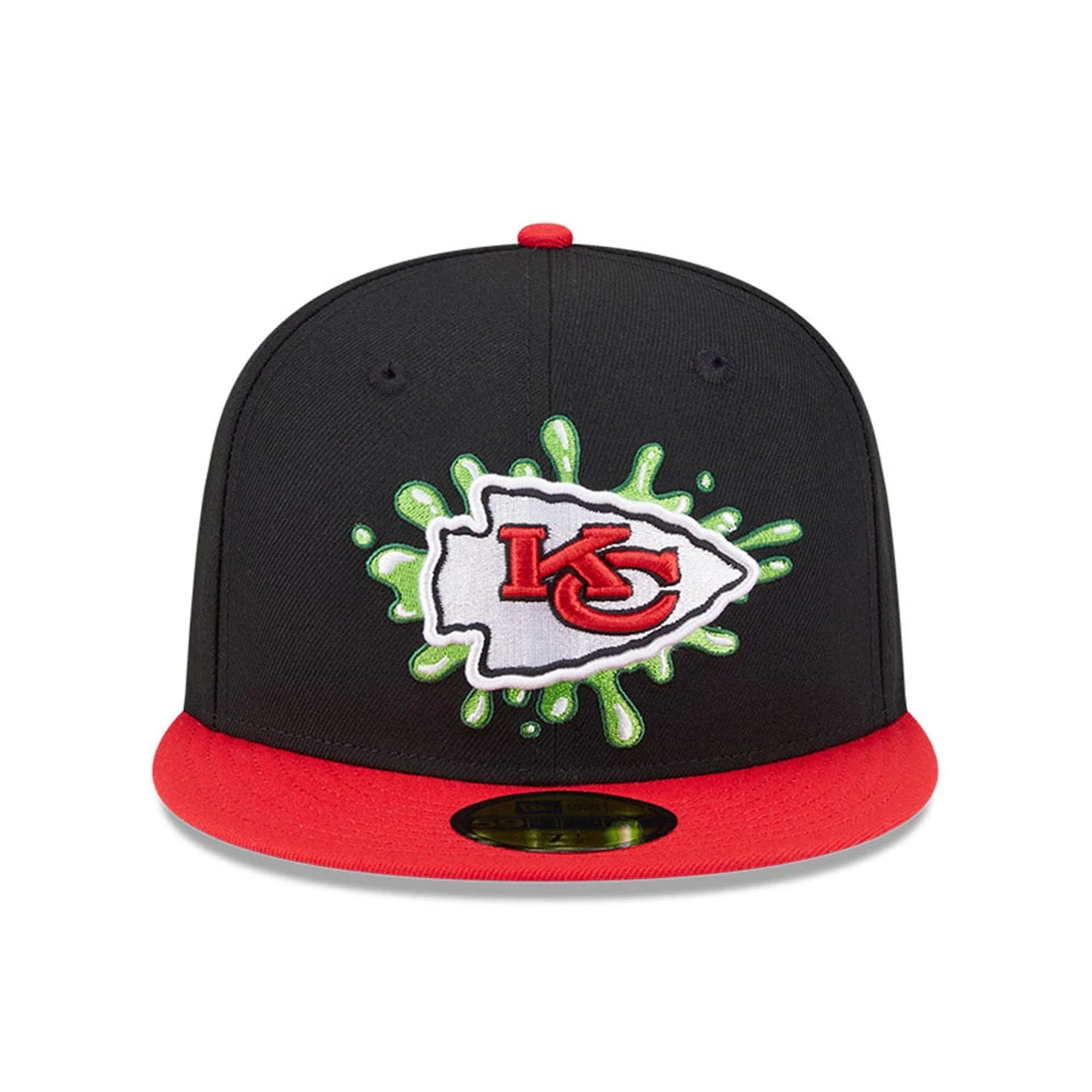 Pictured is this Kansas City Chiefs NFL x Nickelodeon black 59FIFTY Fitted cap. 3