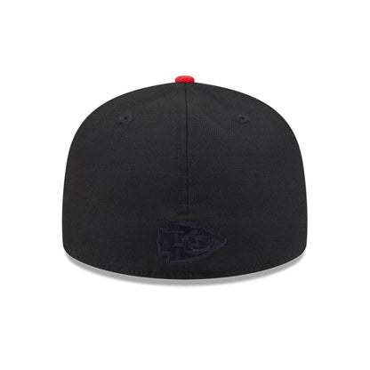 Pictured is this Kansas City Chiefs NFL x Nickelodeon black 59FIFTY Fitted cap. 5