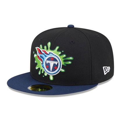 Pictured is this Tennessee Titans NFL x Nickelodeon black 59FIFTY Fitted cap. 1