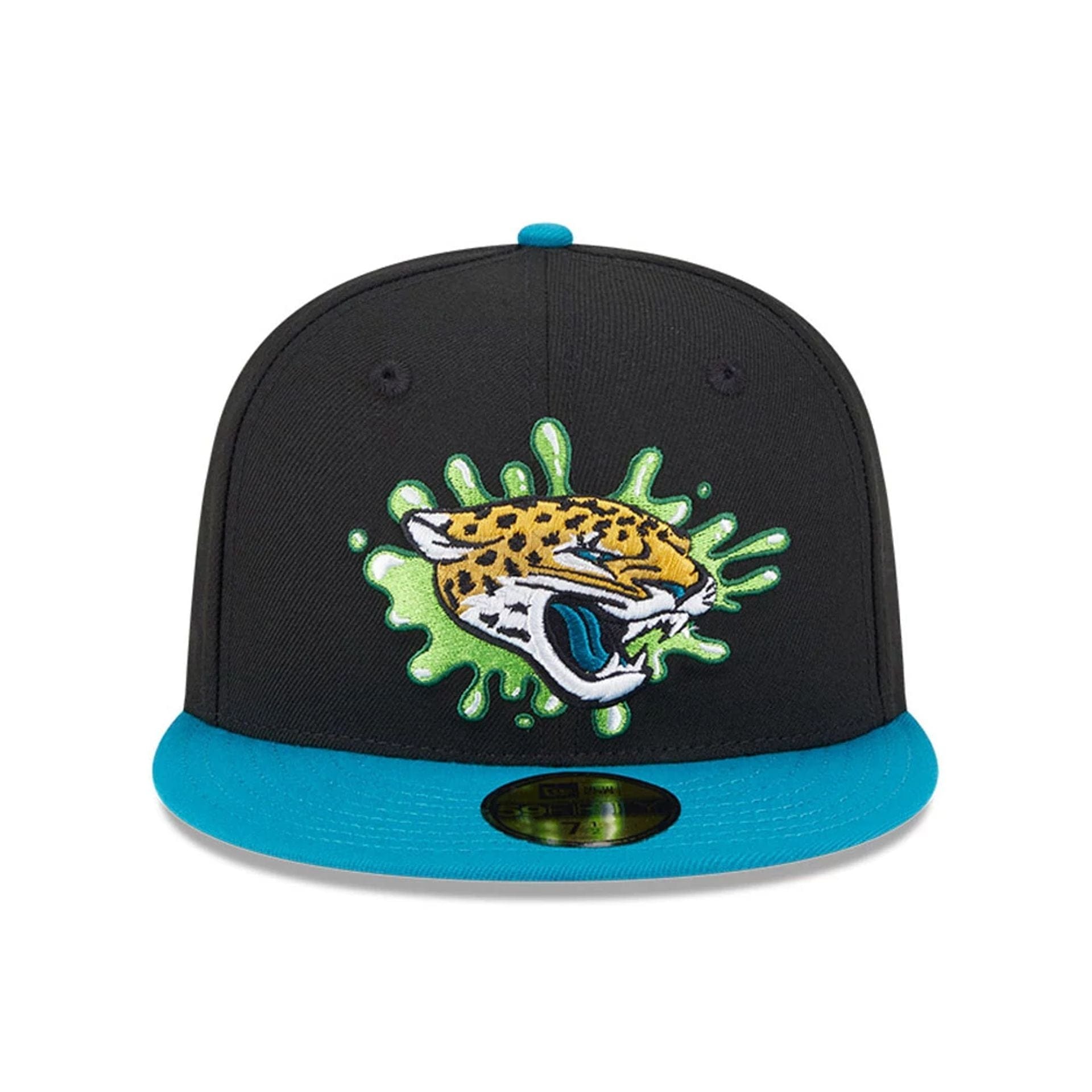 Pictured is this Jacksonville Jaguars NFL x Nickelodeon black 59FIFTY Fitted cap. 3