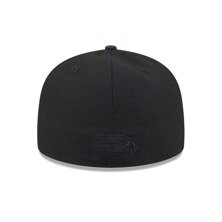 Pictured is this Seattle Seahawks NFL x Nickelodeon black 59FIFTY Fitted cap. 7