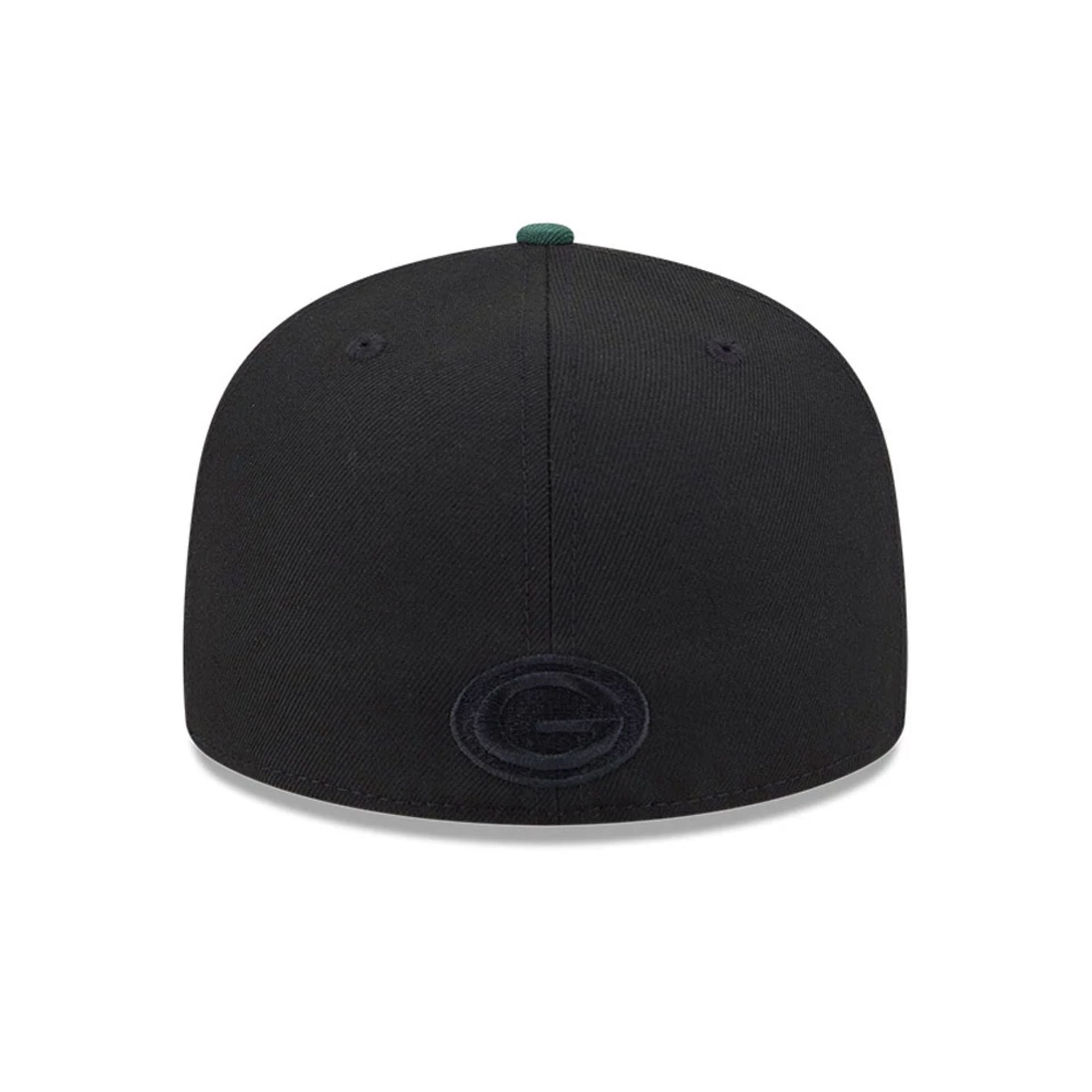 Pictured is this Green Bay Packers NFL x Nickelodeon black 59FIFTY Fitted cap. 5