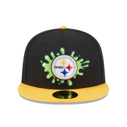 Pictured is this Pittsburgh Steelers NFL x Nickelodeon black 59FIFTY Fitted cap. 3
