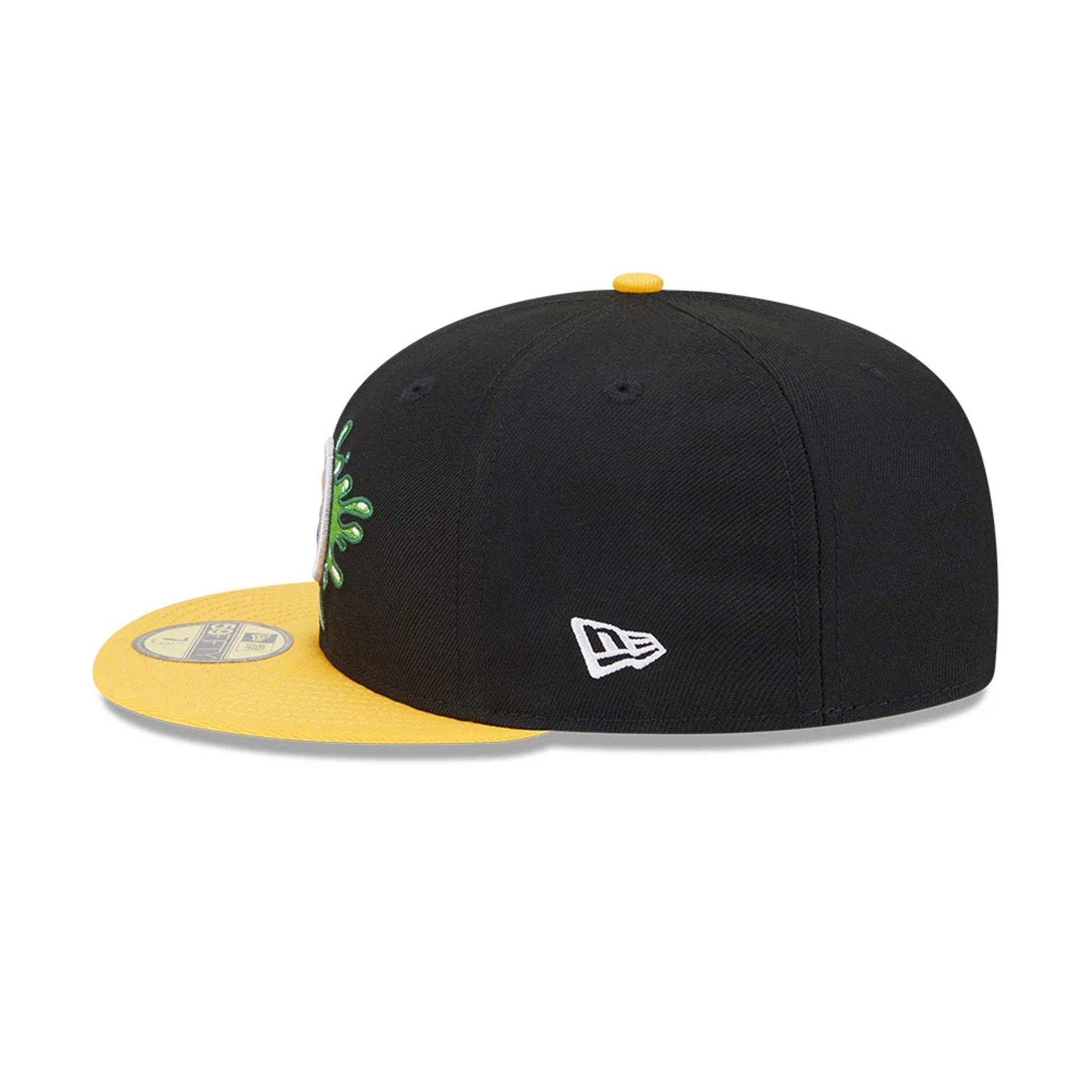 Pictured is this Pittsburgh Steelers NFL x Nickelodeon black 59FIFTY Fitted cap. 6