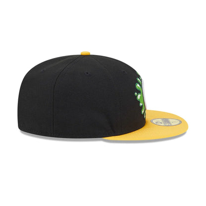 Pictured is this Pittsburgh Steelers NFL x Nickelodeon black 59FIFTY Fitted cap. 7