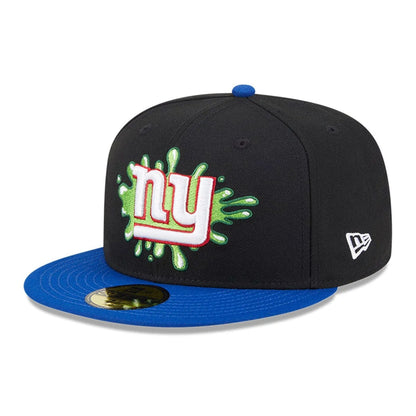 Pictured is this New York Giants NFL x Nickelodeon black 59FIFTY Fitted cap. 1