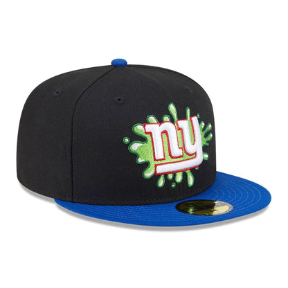 Pictured is this New York Giants NFL x Nickelodeon black 59FIFTY Fitted cap. 4