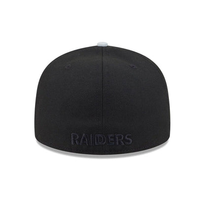 Pictured is this Las Vegas Raiders NFL x Nickelodeon black 59FIFTY Fitted cap. 7