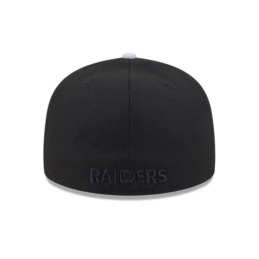 Pictured is this Las Vegas Raiders NFL x Nickelodeon black 59FIFTY Fitted cap. 7