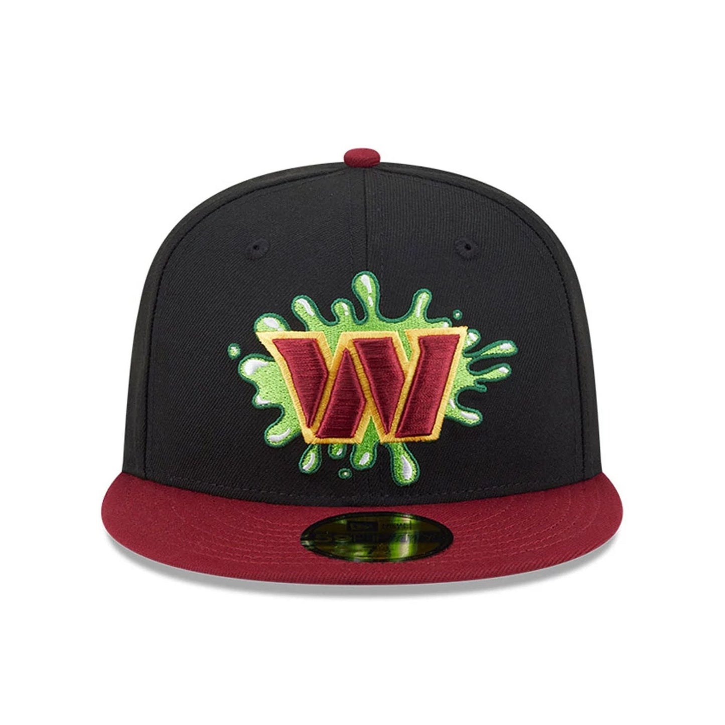 Pictured is this Washington Commanders NFL x Nickelodeon black 59FIFTY Fitted cap. 3