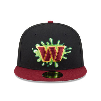 Pictured is this Washington Commanders NFL x Nickelodeon black 59FIFTY Fitted cap. 3