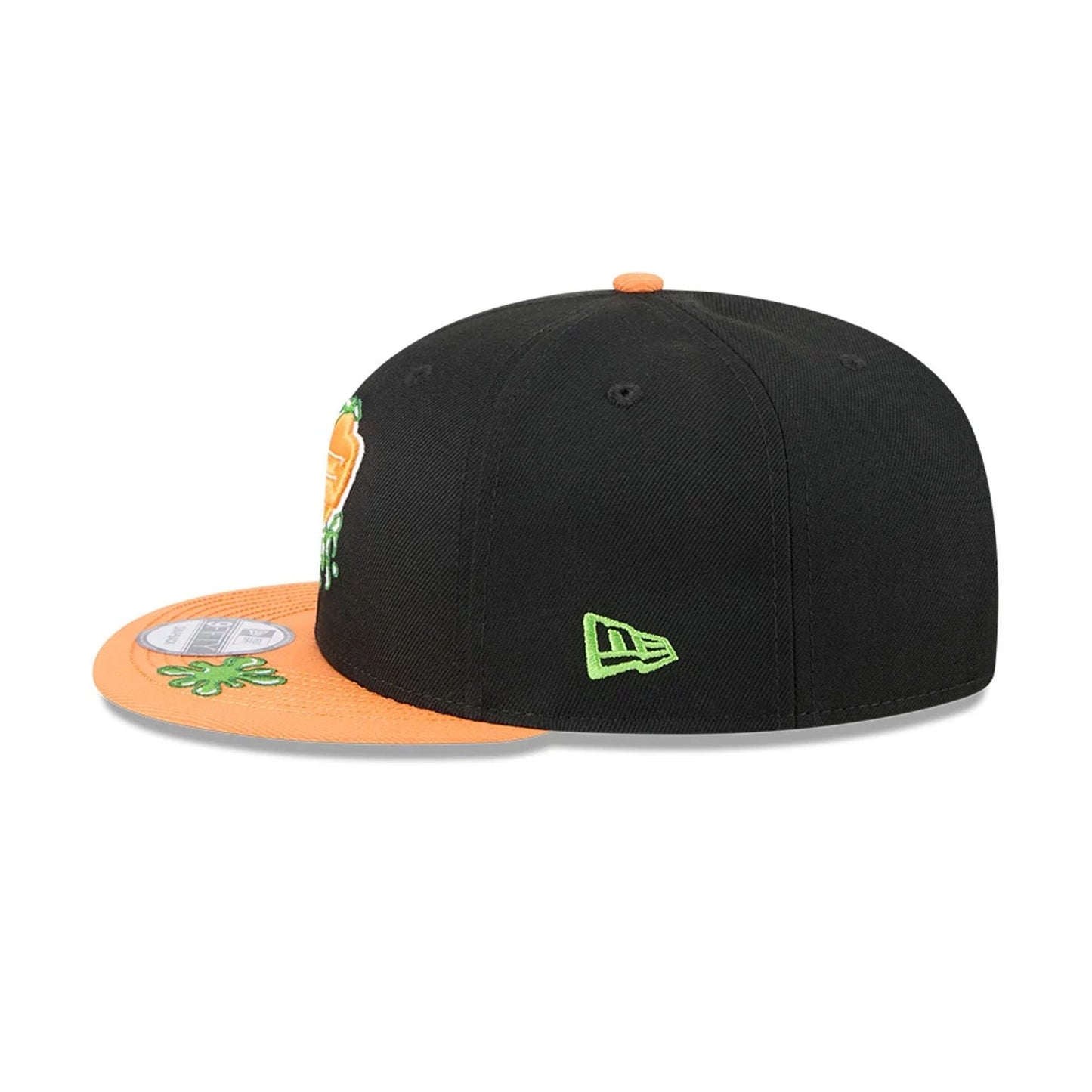 Pictured is this Buffalo Bills NFL x Nickelodeon black 9FIFTY Snapback cap. 5