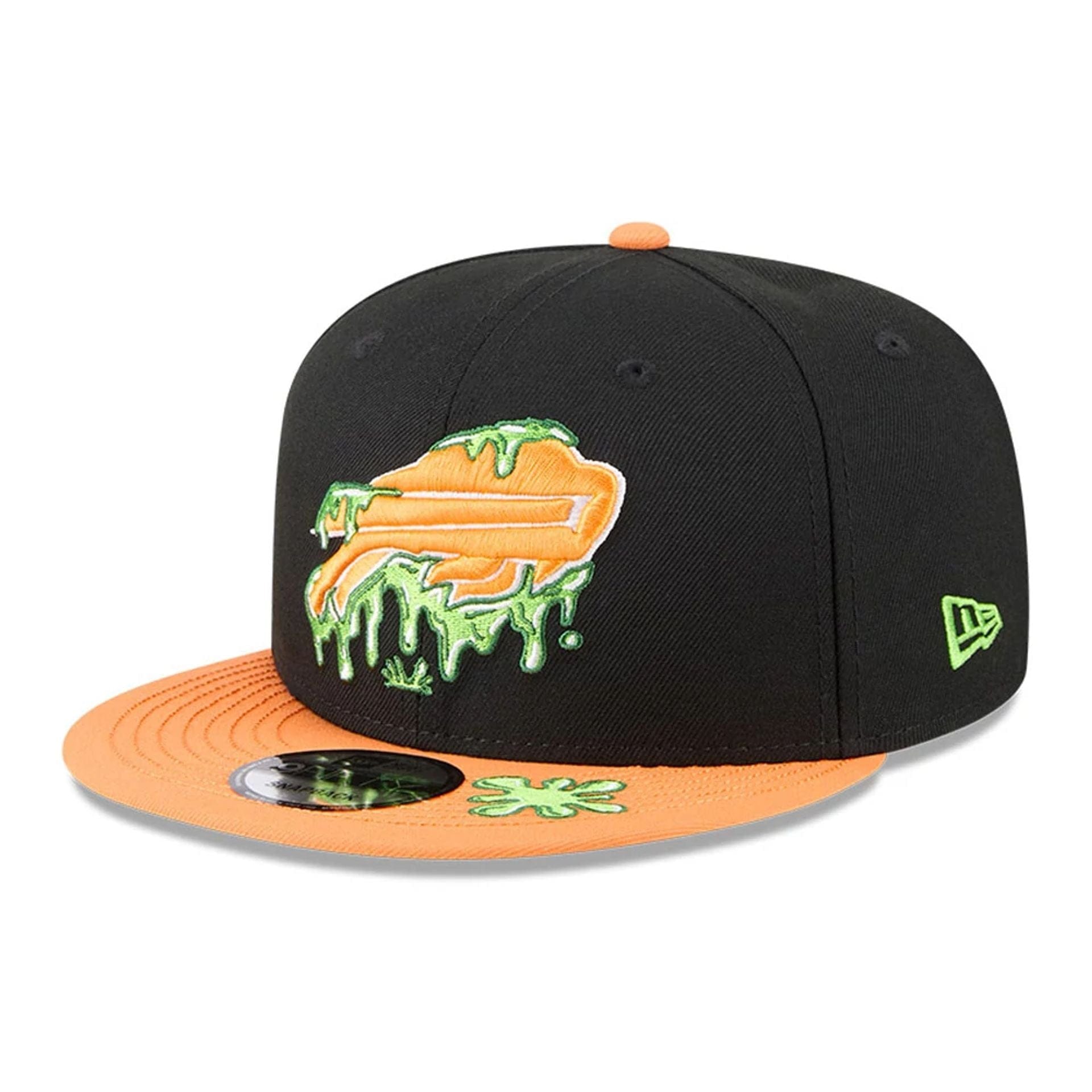 Pictured is this Buffalo Bills NFL x Nickelodeon black 9FIFTY Snapback cap. 1