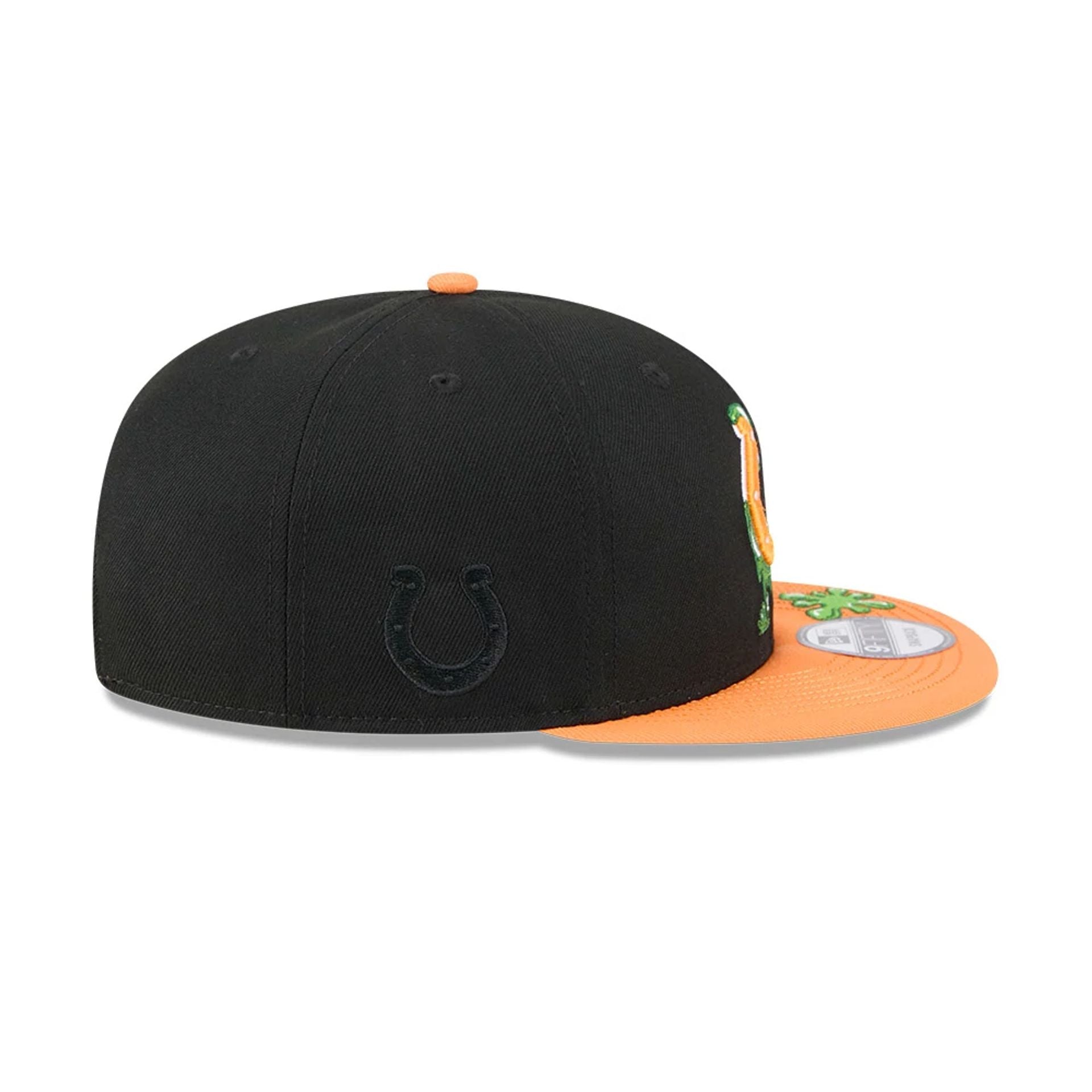 Pictured is this Indianapolis Colts NFL x Nickelodeon black 9FIFTY Snapback cap. 6