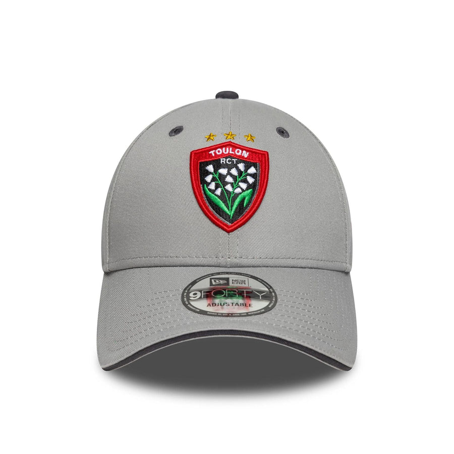 This is a RC Toulonnais Kit Grey 9FORTY Adjustable Cap 2