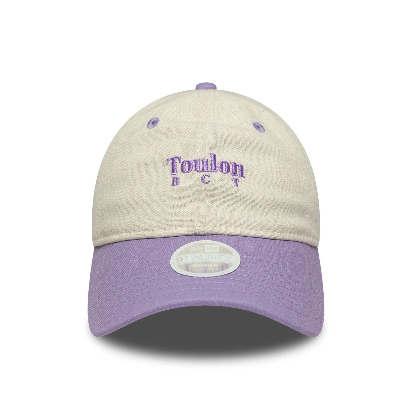 This is a RC Toulonnais Womens Linen Light Beige 9TWENTY Adjustable Cap 2