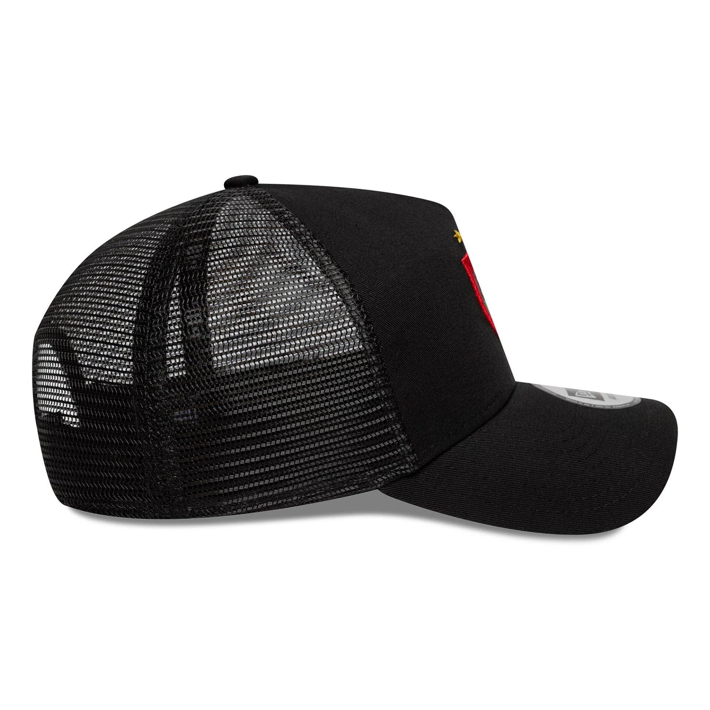 This is a RC Toulonnais Core Black 9FORTY E-Frame Trucker Adjustable Cap 5