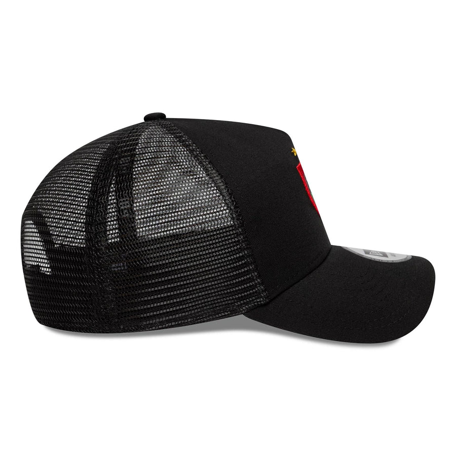 This is a RC Toulonnais Core Black 9FORTY E-Frame Trucker Adjustable Cap 5