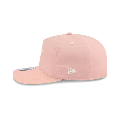This is a New York Knicks Blush Crinkle Pastel Pink 19TWENTY Adjustable Cap 4