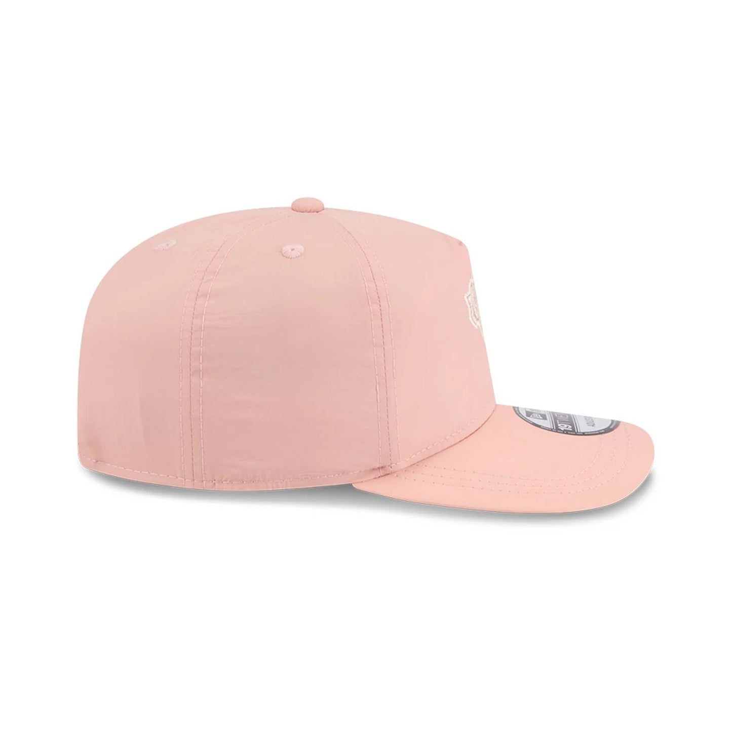 This is a New York Knicks Blush Crinkle Pastel Pink 19TWENTY Adjustable Cap 5