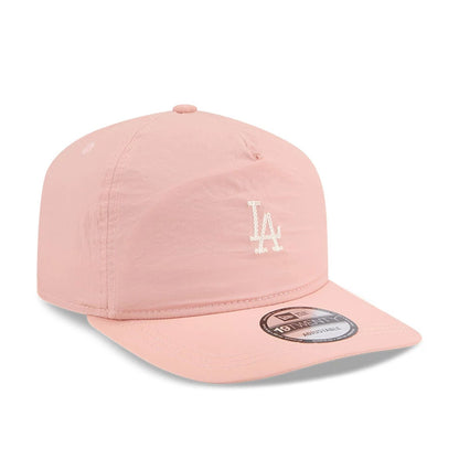This is a LA Dodgers Blush Crinkle Pastel Pink 19TWENTY Adjustable Cap 3