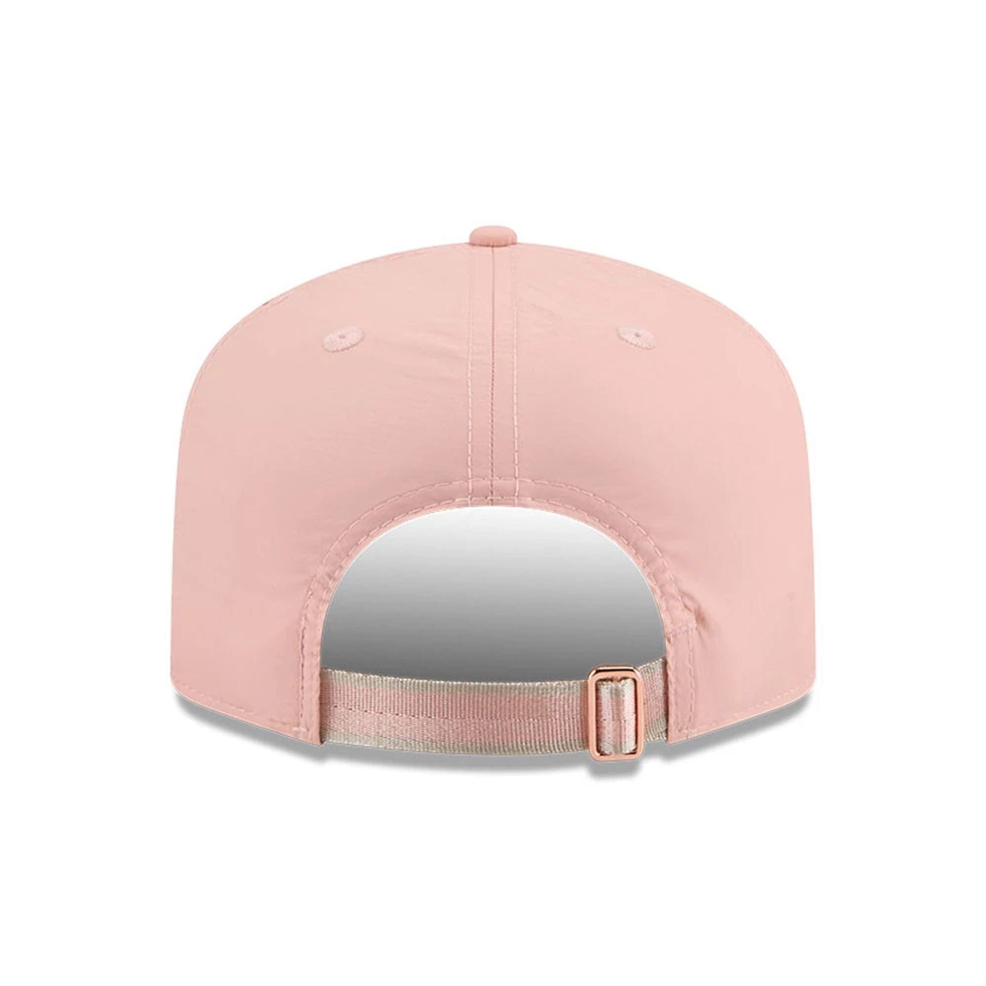 This is a New York Yankees Blush Crinkle Pastel Pink 19TWENTY Adjustable Cap 6