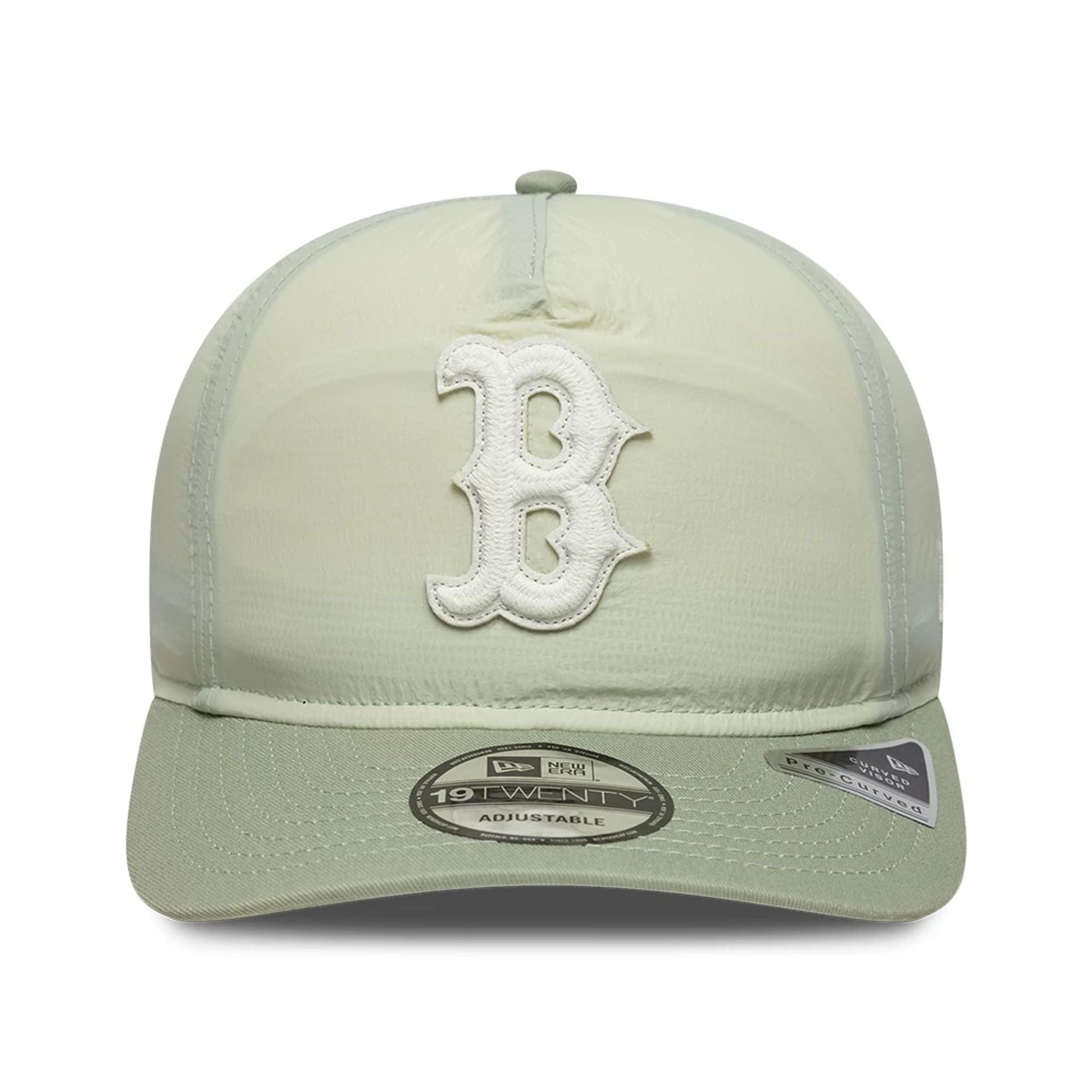 This is a Boston Red Sox Crinkle Pastel Green 19TWENTY Adjustable Cap 2