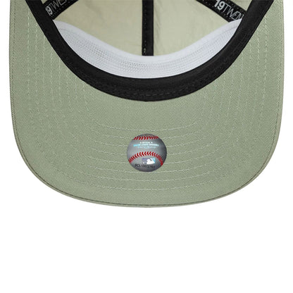 This is a Boston Red Sox Crinkle Pastel Green 19TWENTY Adjustable Cap 5