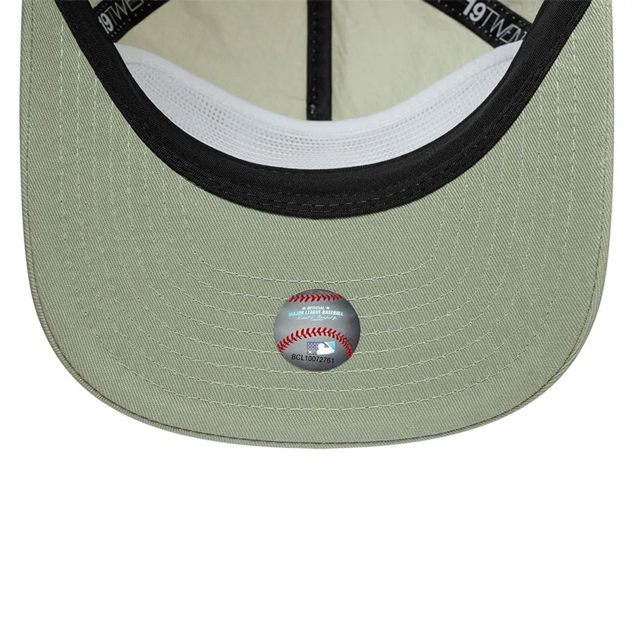 This is a Boston Red Sox Crinkle Pastel Green 19TWENTY Adjustable Cap 5