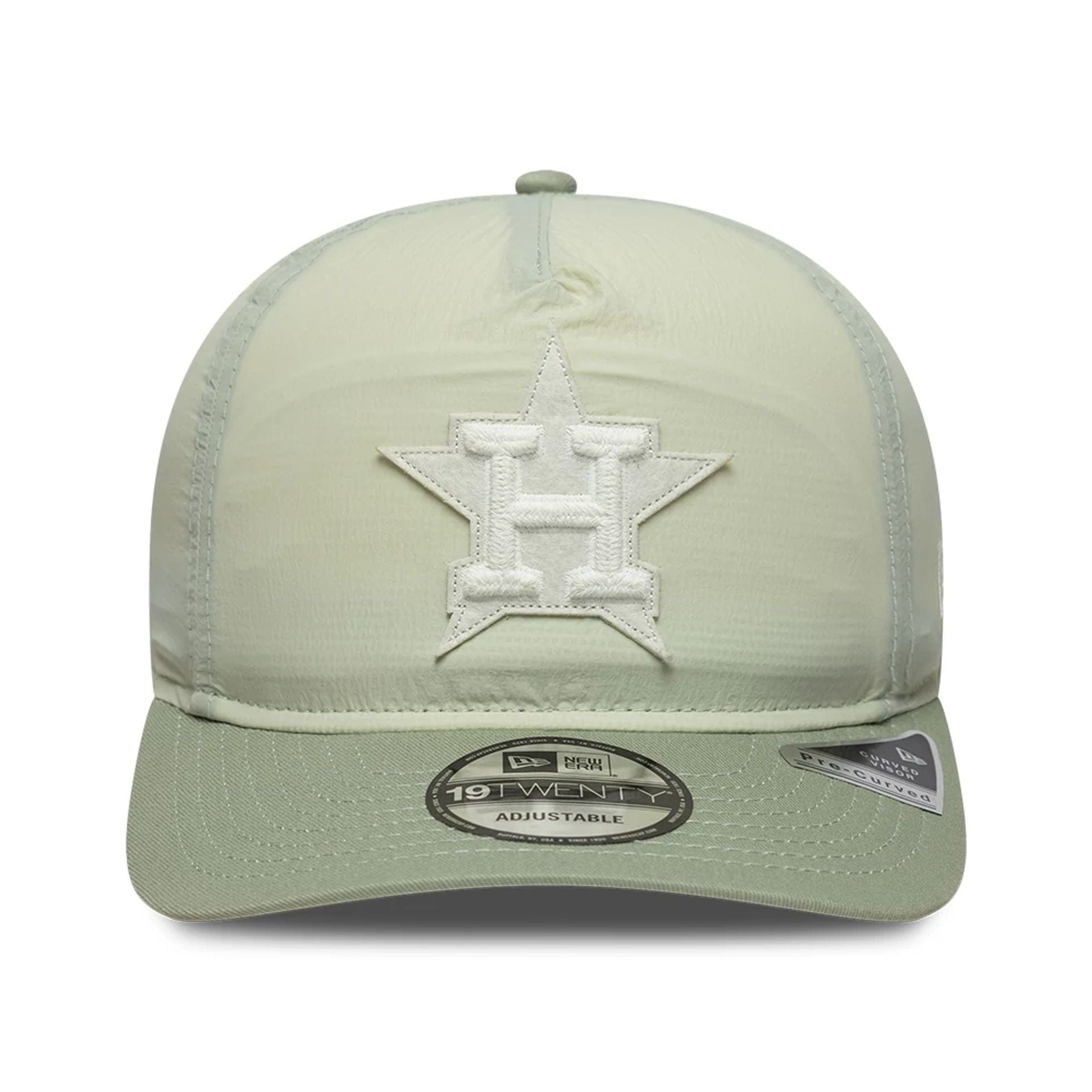This is a Houston Astros Crinkle Pastel Green 19TWENTY Adjustable Cap 2