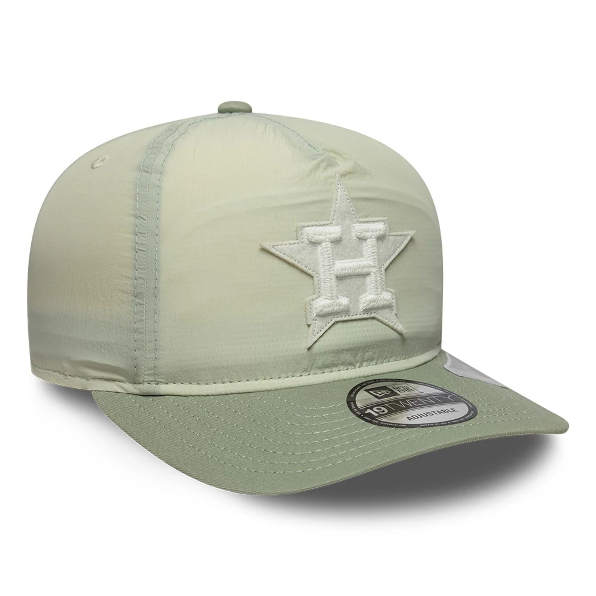 This is a Houston Astros Crinkle Pastel Green 19TWENTY Adjustable Cap 3