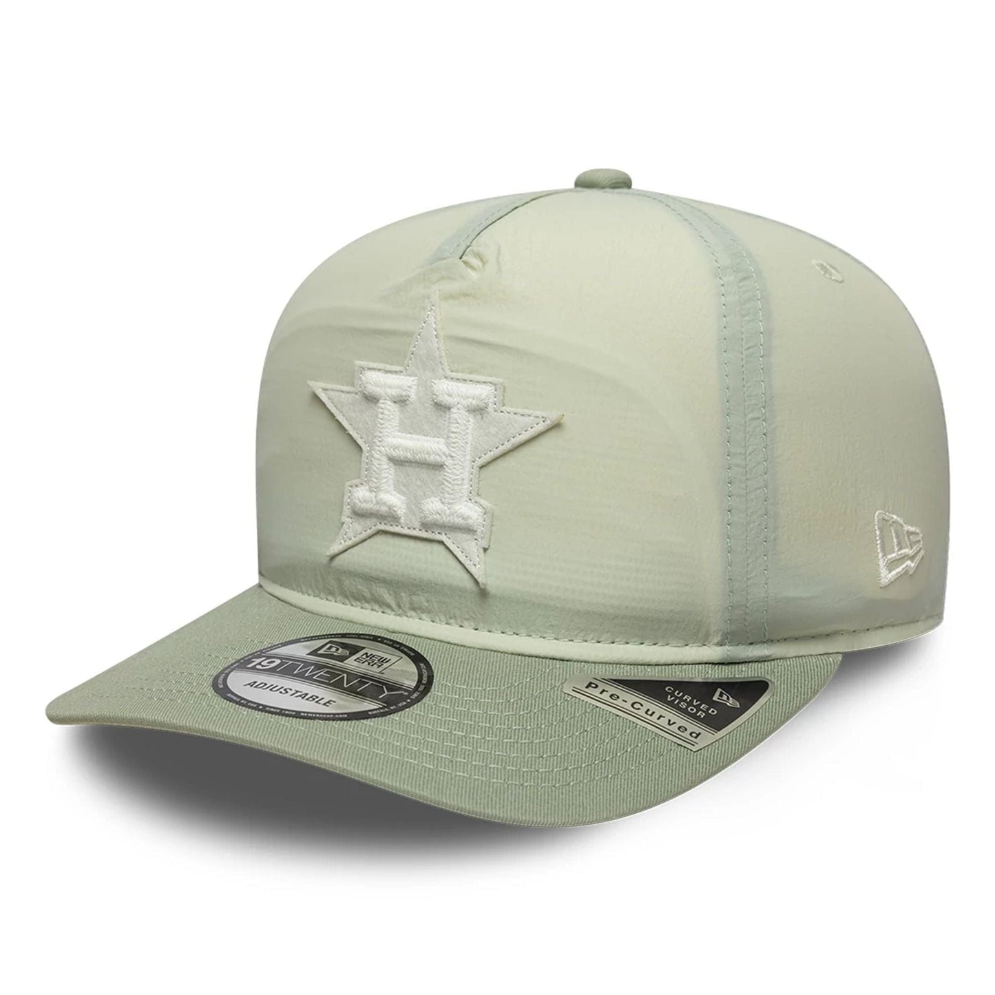 This is a Houston Astros Crinkle Pastel Green 19TWENTY Adjustable Cap 1