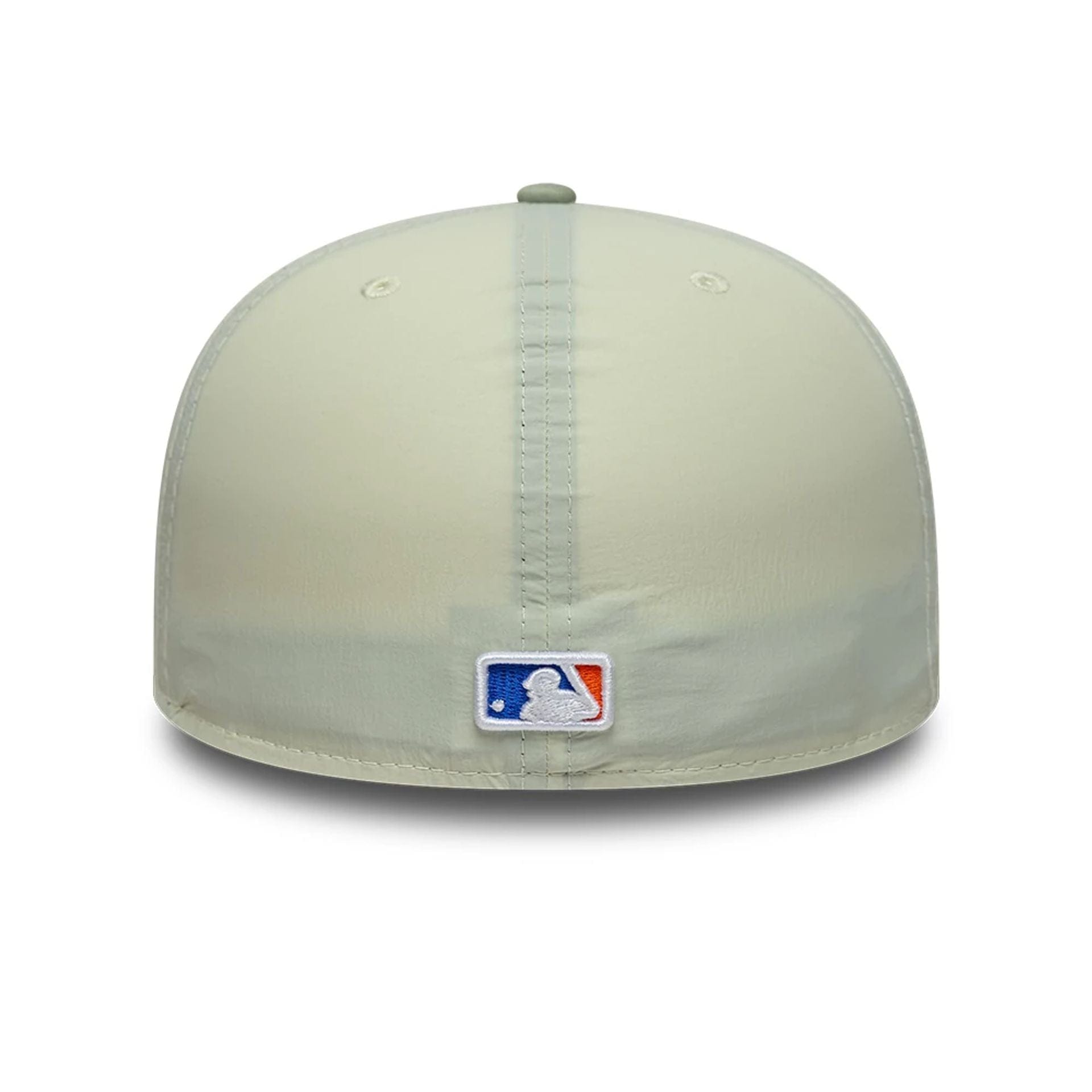 This is a New York Mets Crinkle Pastel Green 59FIFTY A-Frame Fitted Cap 4