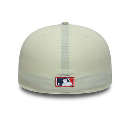 This is a LA Angels Crinkle Pastel Green 59FIFTY A-Frame Fitted Cap 4