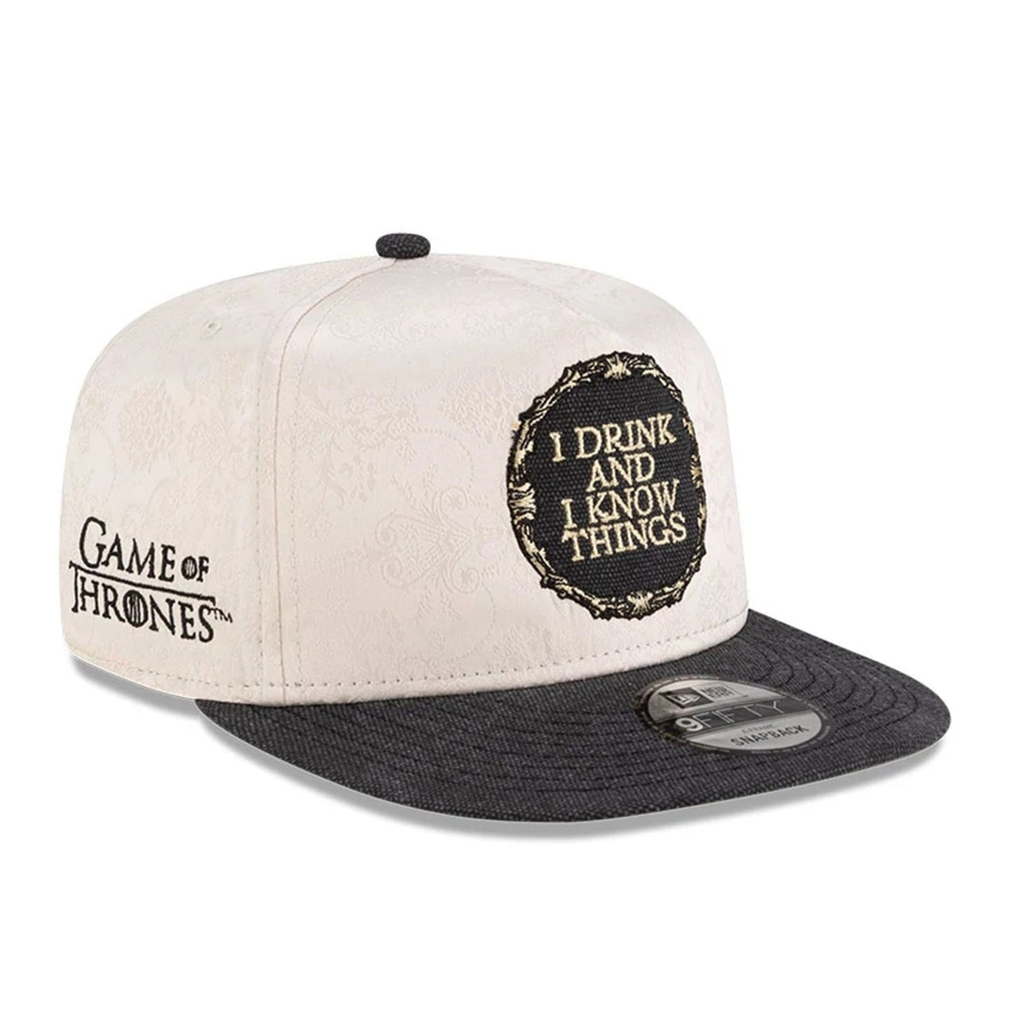 This is a Game Of Thrones Open Brown 9FIFTY A-Frame Snapback Adjustable Cap 1