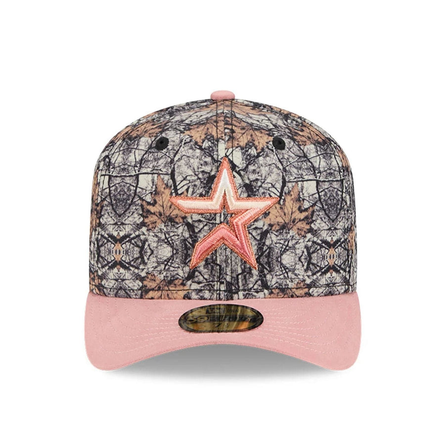 This is a Houston Astros Gradient Real Tree All Over Print 59FIFTY Fitted Cap 3