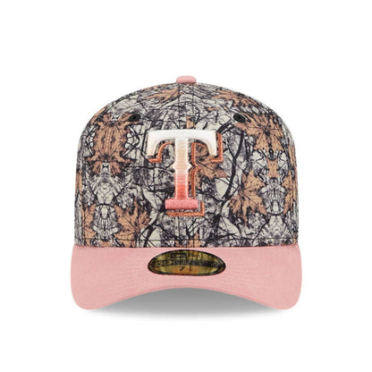 This is a Texas Rangers Gradient Real Tree All Over Print 59FIFTY Fitted Cap 3