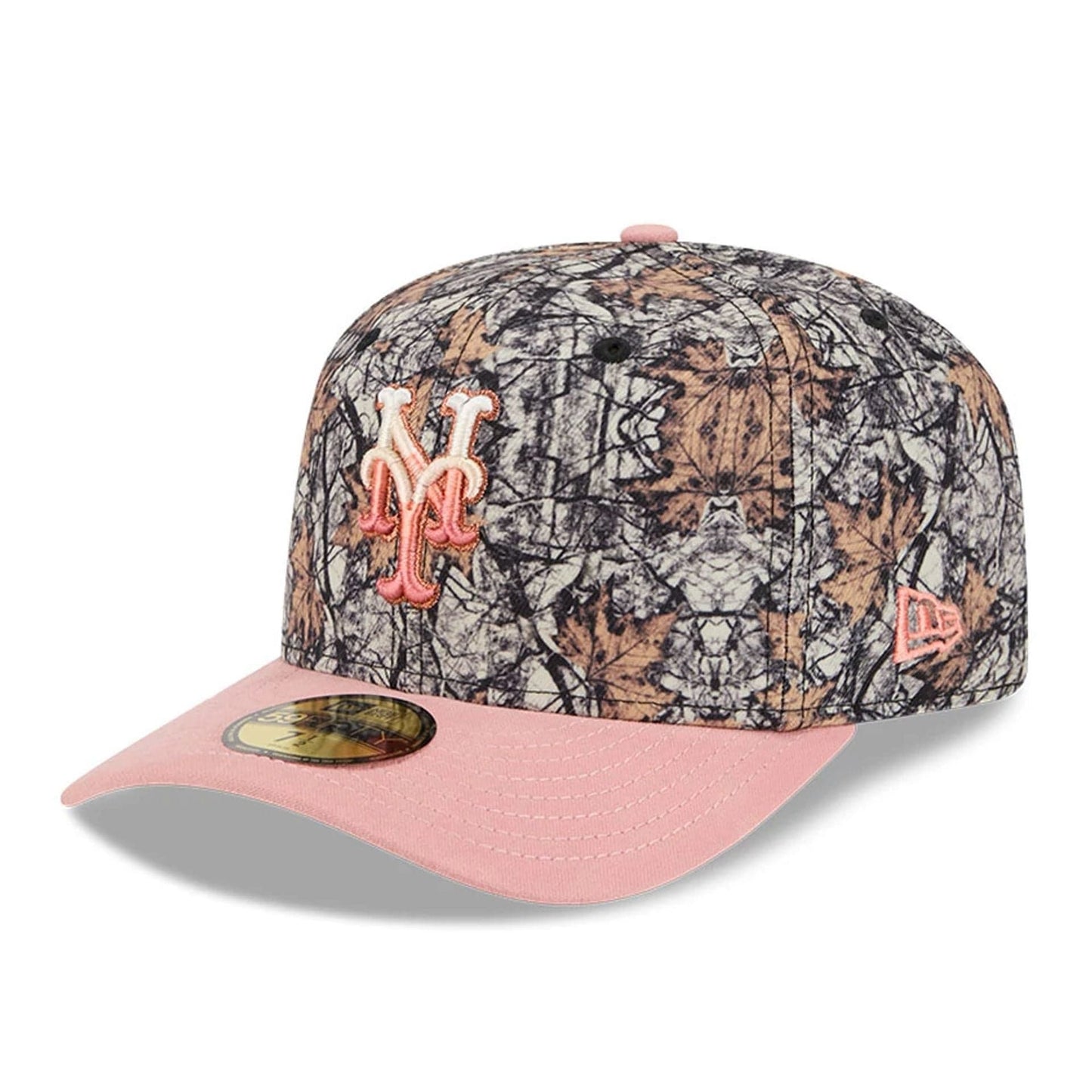 This is a New York Mets Gradient Real Tree All Over Print 59FIFTY Fitted Cap 4