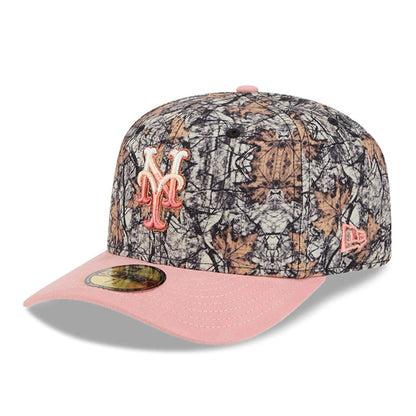 This is a New York Mets Gradient Real Tree All Over Print 59FIFTY Fitted Cap 4