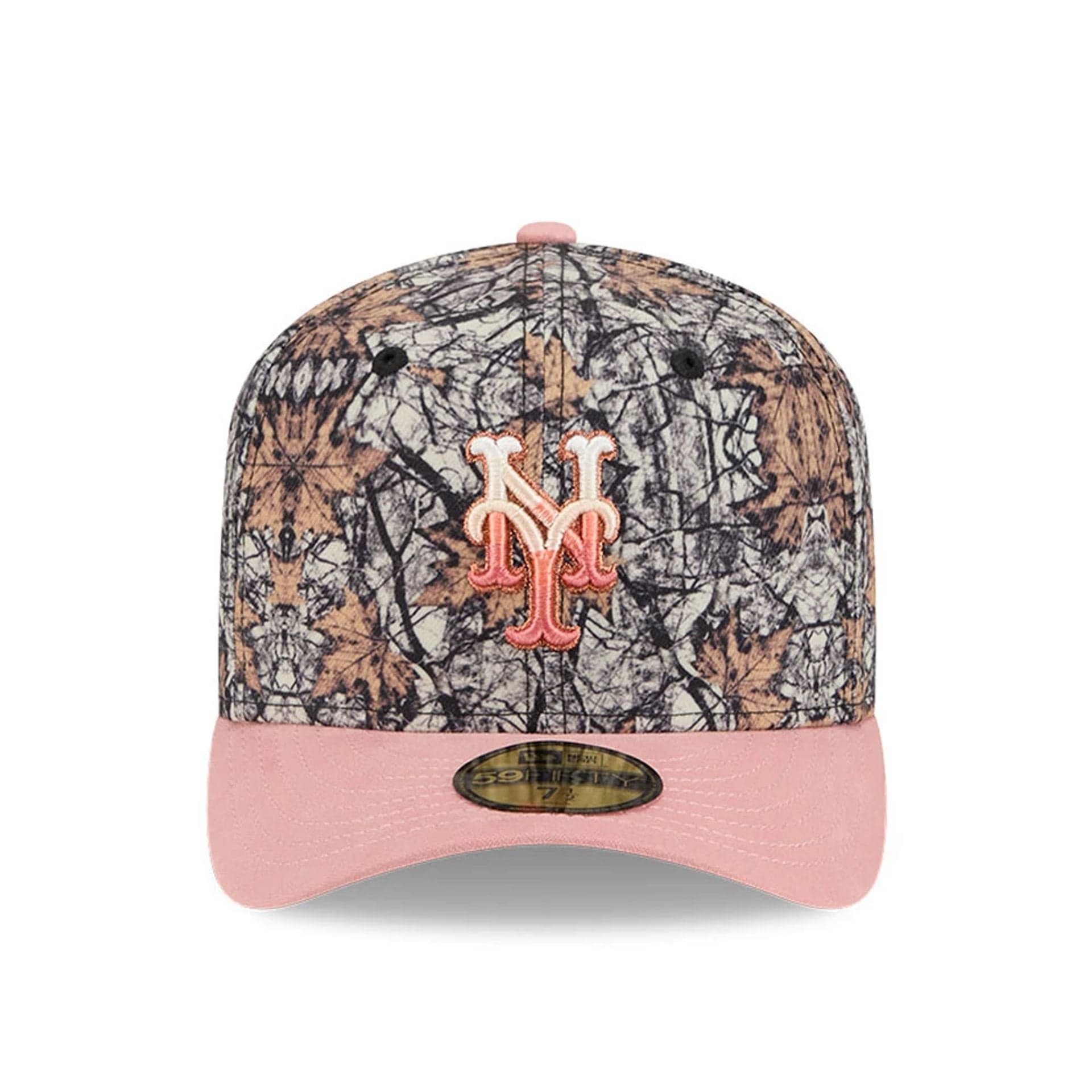 This is a New York Mets Gradient Real Tree All Over Print 59FIFTY Fitted Cap 3