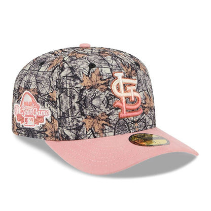 This is a St. Louis Cardinals Gradient Real Tree All Over Print 59FIFTY Fitted Cap 1