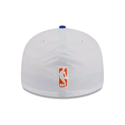 This is a New York Knicks NBA Champions White Retro Crown 59FIFTY Fitted Cap 7