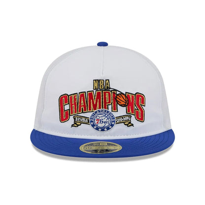 This is a Philadelphia 76ers NBA Champions White Retro Crown 59FIFTY Fitted Cap 3