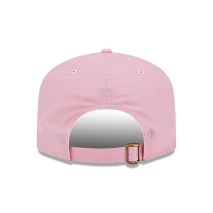 This is a New Era Open Pink 19TWENTY Adjustable Cap 6