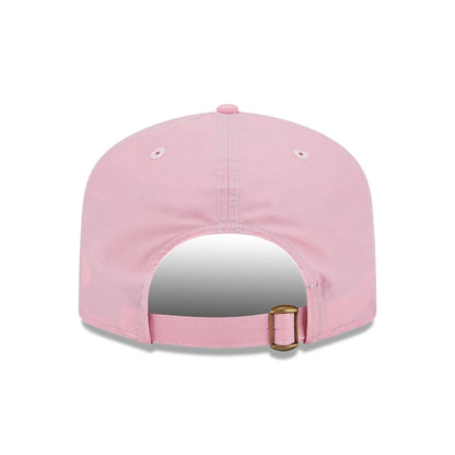 This is a New Era Open Pink 19TWENTY Adjustable Cap 6
