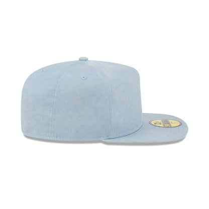 This is a New Era Pastel Blue 59FIFTY A-Frame Fitted Cap 5